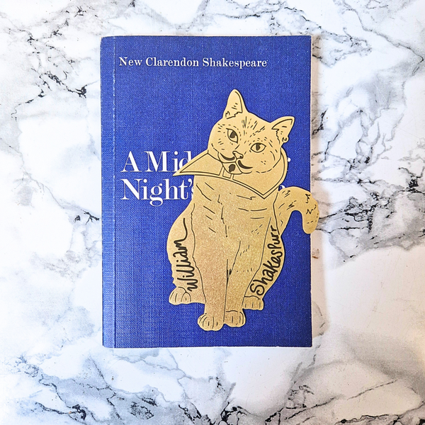 William Shakespurr Brass Bookmark | Pack of 5