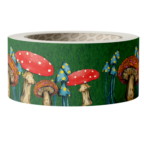 mushoom toadstool washi tape | Funghi | Toadstool stationery | Fawn & Thistle