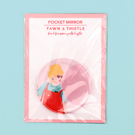 Bubblegum Girl Pocket Mirror - Sold Individually
