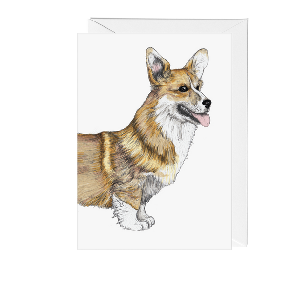 Dogs: Corgi Greeting Card - Pack of 6