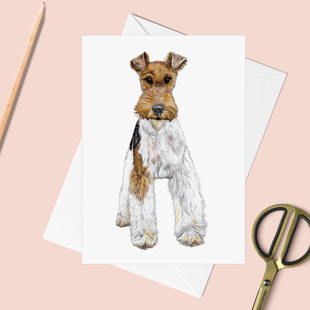 Dogs: Fox Terrier Greeting Card - Pack of 6