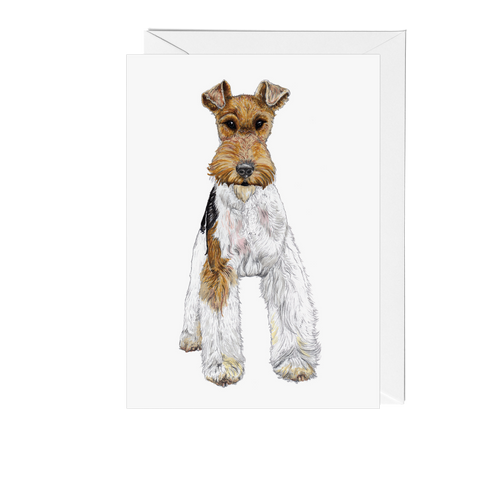 Dogs: Fox Terrier Greeting Card - Pack of 6