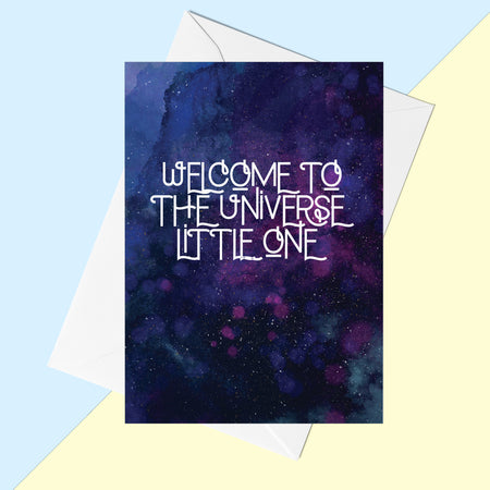 Celestial Welcome To The Universe Greeting Card - Pack of 6