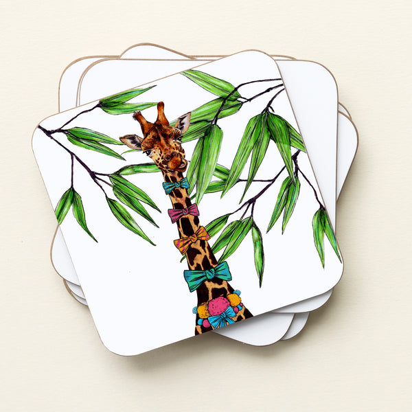 Party Giraffe Drinks Coaster - Pack of 5