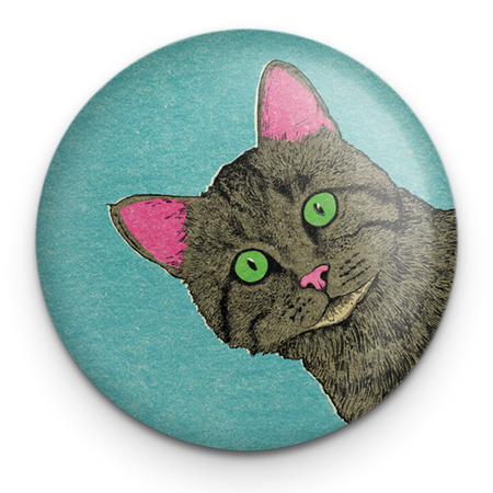 Curious Cat Pocket Mirror - Sold Individually