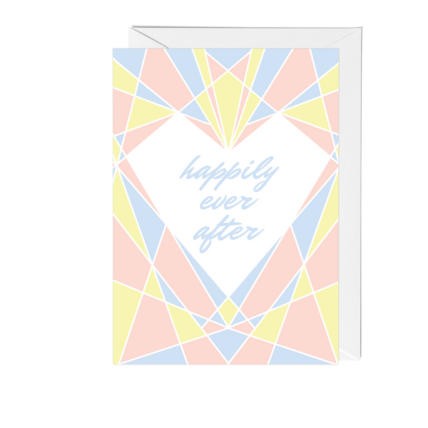 Art Deco Happily Ever After Greeting Card - Pack of 6