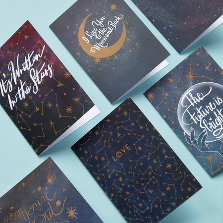 Love Celestial Constellation Greeting Card - Pack of 6