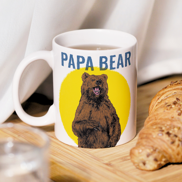 bear mug for father's day gift