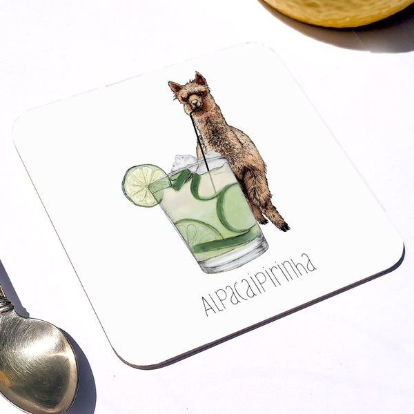 Alpacaipirinha Drinks Coaster - Fawn and Thistle