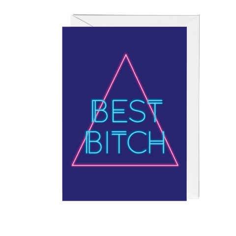 Best Bitch Greeting Card - Fawn and Thistle