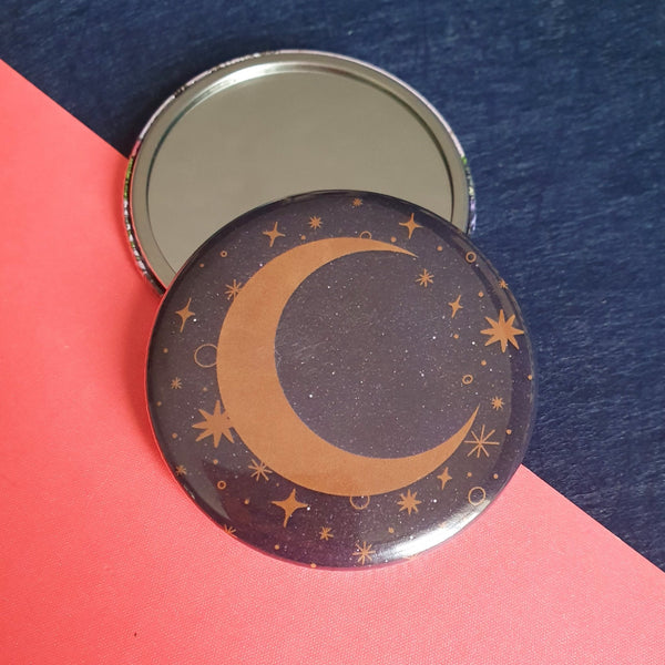 Celestial Moon Pocket Mirror - Fawn and Thistle