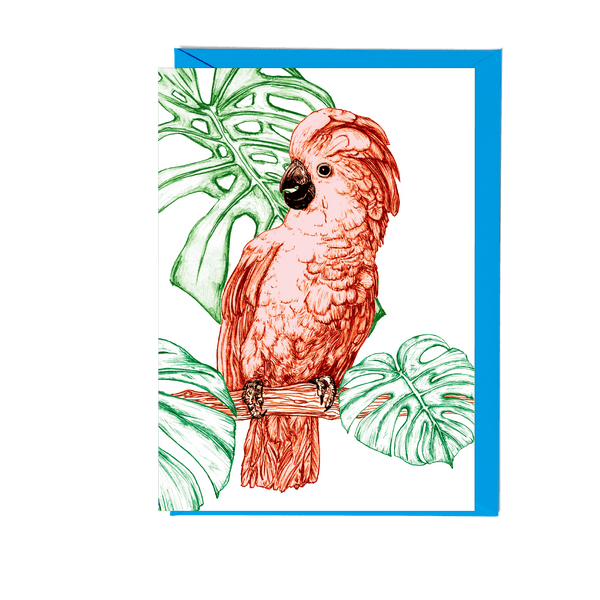 Cockatoo Greeting Card - Fawn and Thistle