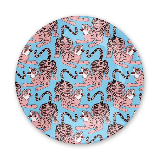 Grr Tiger Pattern 10" Plate - Fawn and Thistle
