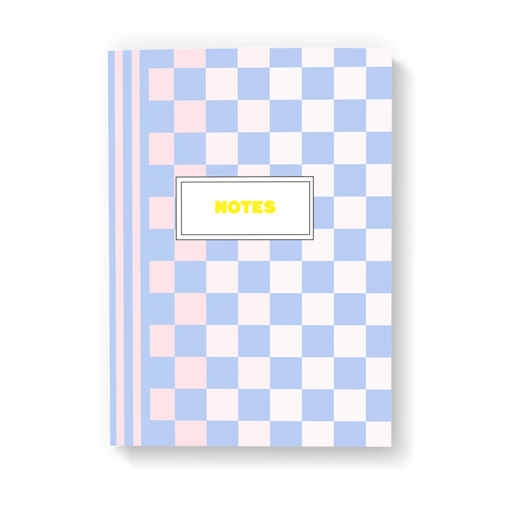 Memphis Check Bullet Grid Notebook - Pack of 6