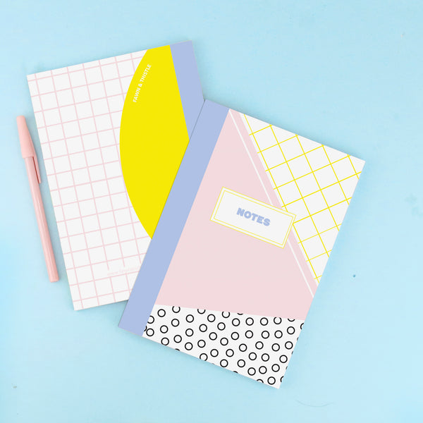 Bright Stationery Bundle - Bundle of 42 Notebooks & Planners