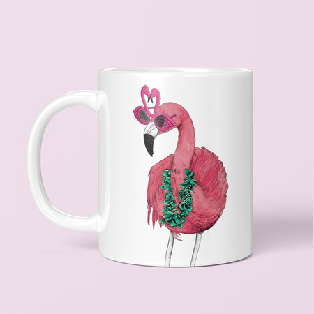 Party Flamingo Mug - Fawn and Thistle