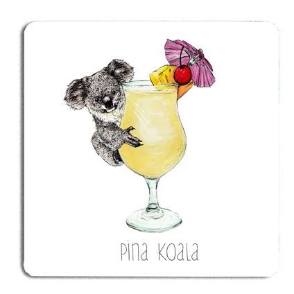 Pina Koala Drinks Coaster - Fawn and Thistle