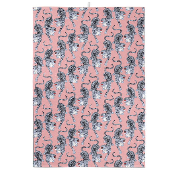 Prowling Leopard Tea Towel - Fawn and Thistle